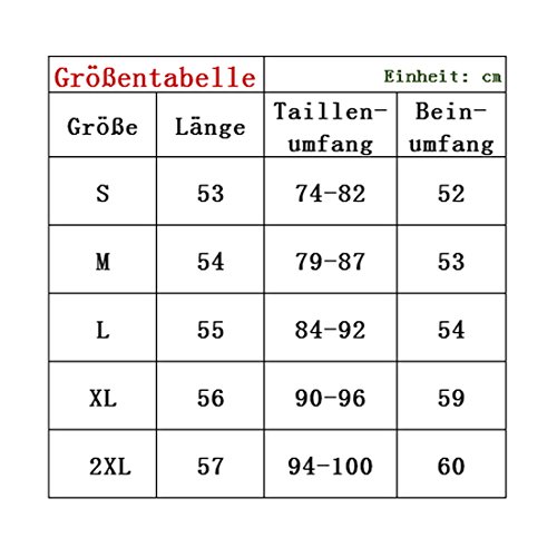 GWELL Herren Badeshorts Beachshorts Boardshorts Badehose Sommer - 2