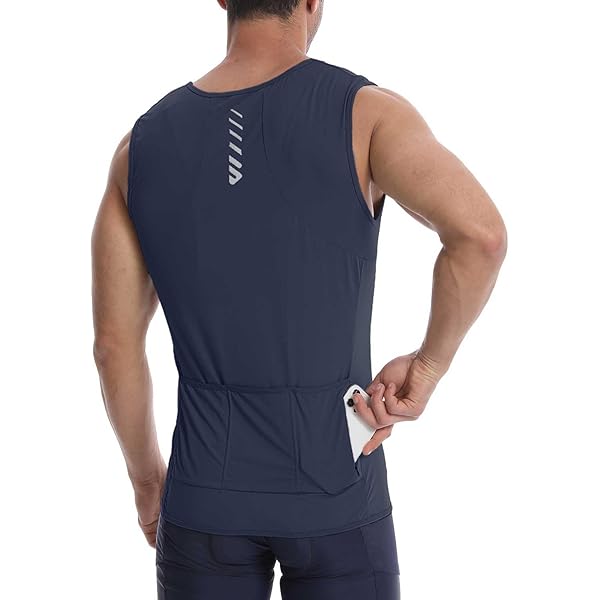 Maillot Sin Mangas Santic-Chaleco De Ciclismo Para Hombre
