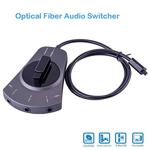 Tome Toslink 3 Way Switch Splitter Adapter Optical Selector Emk Digital Optical Fiber Audio Bi Directional Manual Selector Switcher Buy Online In Bahamas At Bahamas Desertcart Com Productid