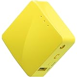 GL.iNet GL-MT300N-V2 (Mango) Wireless Mini Portable VPN Travel Router, Mobile Hotspot in Pocket, WiFi Repeater Bridge, Range 