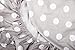 Vizaro - Fitted Sheet for COT BED 70x140 cm - 100% Premium Quality Luxury Cotton - Polka Dots Collection - White & Grey Colours - Tested against harmful substances - Made in EU