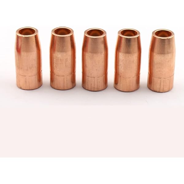 14-Piece MIG Welding Tip Set – Copper Nozzle, Diffuser & 0.035" Contact Tips For Tweco Torch Guns