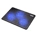 Produktbild Tenswall 15-17 Zoll Laptop Kühler Notebook Cooler Ständer Kühlpad Kühlmatte mit 2 USB-Ports 3 Lüfter