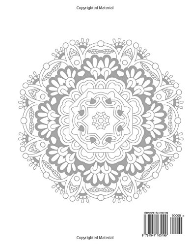 Mandala Coloring Book: 100 plus Flower and Snowflake Mandala Designs and Stress Relieving Patterns for Adult Relaxation, Meditation, and Happiness (Mandala Coloring Book for adults)