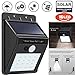 Produktbild Solar Licht Wandleuchte,Jaminy 16 LED Solar Power PIR Bewegungsmelder Wandleuchte Outdoor wasserdicht Garten Lampe