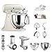 Produktbild KitchenAid Küchenmaschine Artisan | 5KSM175E | STARTER PAKET inkl. Gemüseschneider, Fleischwolf und Standardzubehör | Dein Einstieg in die KitchenAid-Welt! (Baiser)