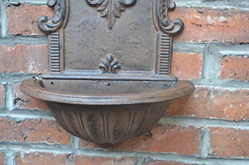 Wandbrunnen,Brunnen im Grüderzeit-Stil aus Gusseisen antikbraun patiniert NEU !! - 3