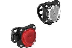 Lezyne Zecto Drive Unisex Adult USB Bicycle/Mountain Bike Light, Black/Red