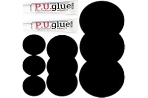 TSR Air Mattress Inflatable Air Bed Repair Kit - PVC Or Suede Top Airbeds - Waterproof Flexible Glue - Heavy Duty Patch Repair - Fix Airbed, Hot Tub, Swimming pools - Vinyl And PVC Boats And Kayaks