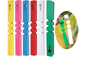 Changyeah Étiquettes Plantes Plastique,120 Pièces Couleur Etiquettes Jardin, Étiquette Arbre Suspendues, Etiquette Potager Reutilisable pour Extérieur Intérieurs, 2 x 21cm,6 couleurs