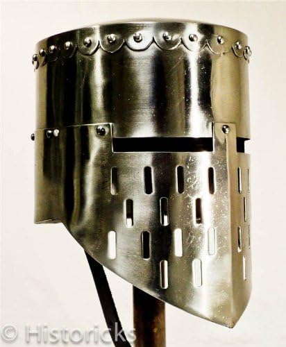 Medieval Knight Helmet - re-enactment / larp / role-play / fancy-dress