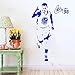 Price comparison product image jiushizq Diy Wallpaper Basketball Superstar Wall Stickers Home Decoration Mural White 110x43 cm