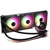 Dark Freezer W362 2025 Edition 360mm 3x12cm ARGB LED Fan + Sıcaklık G&ouml;stergeli Pompalı, 300W TDP, LGA1700 - AM5 Uyumlu Sıvı S