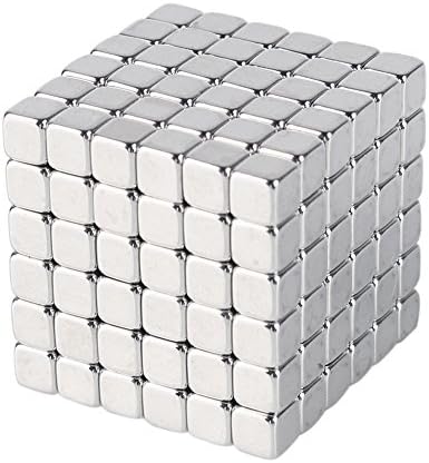 Magnet Cube Intelligence Develop And Stress Relief Magnet Block Mini Size Strong Neodymium Pack of 100 (5mm Cube) Super Neo Block