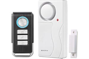 Hendun Kabelloser Tür-Alarm mit Fernbedienung, Diebstahlschutz-Fensteralarm, Kontaktsensoralarm, Innenpool Tür-Alarm, Einstie