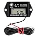Price comparison product image SEARON Digital Tach Hour Meter Tachometer RPM Rev Counter for Snowmobile Skis Motor Bike Go Kart Lawn Mower