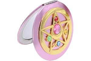 Ghzste Sailor Moon Moonlight Memory Series, przenośna kryształowa gwiazda do makijażu, lustro kosmetyczne, składane, podwójne lustro, prezent dla dziewcząt