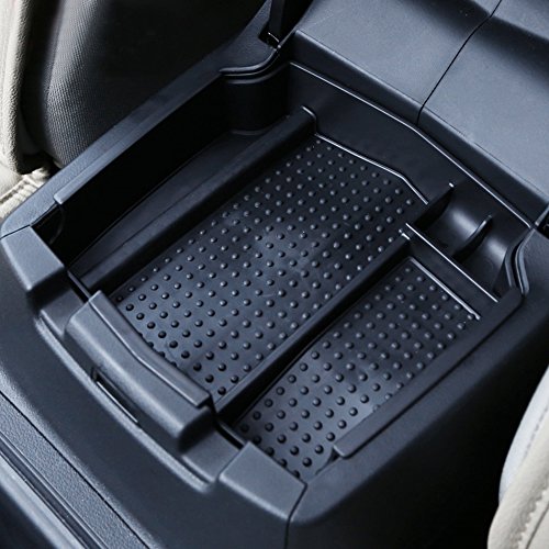 Popular Center Console Armrest Storage Box Organizer With Non-slip Mat For Honda CRV 2012 2013 2014 2015 Black