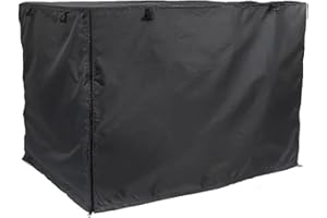 SELiLe Housse de cage durable pour chien - Double porte - Imperméable et respirante - Pour cages de chien de 61/76/91/106 cm - 106,7 - 76,2 - 76,2 cm - 2 portes - Deux portes doubles - 106,7 x 71,1 cm