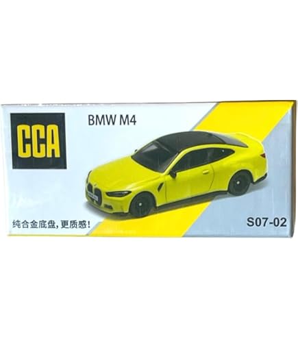 1:36 Maßstab Diecast BMW M4 CSL Sportwagen Moll, mit öffnenn Türen