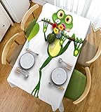 HAIXIA - Manteles Decorativos de Animales con Rana Pequeña en la Rama del árbol de la Selva...