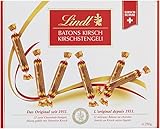 Bei der geheimnisvollen Herstellung wird der hochwertige Kirsch schonend verarbeitet und mit feinster Lindt Chocolade umhüllt. Wie der Kirsch in die Stengeli kommt, bleibt ein gut behütetes Geheimnis der Maîtres Chocolatiers.