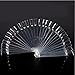Ularma 50Pcs Nail Art False Tips Sticks Practice Display Fan Board Design Tools (Clear )