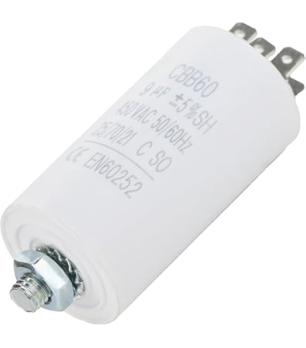 Condensateur Moteur 45µF Pour Indesit | Start Run Avec Cosses Fourche | Spares2go