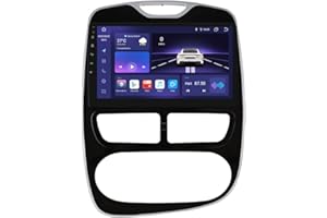 Hizpo Autoradio Android 12 pour Renault Clio 2012-2016, 8 cœurs 4G et 32G GPS Navi pour Renault Clio Radio avec CarPlay sans 