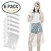 Produktbild Migimi Regenponcho, Einweg Regencape mit Kaputze PE Notfall Poncho Wasserdicht Regenjacken für Festival Camping Fahrrad Wandern Damen Herren - Transparent 6 Pcs
