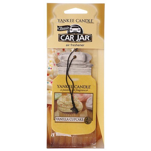 Yankee Candle 1158159 Bougie Jarre Désodorisante pour Voitures Cupcake Vanille Multicolore