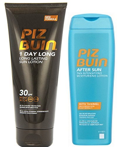 Piz Buin1 Day Long SPF 30 x 200ml & Tan Intensifier Aftersun x 200ml