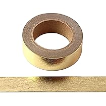 INNSPIRO Nastro Da Masking Tape Washi Foil Argentato, 15 Mm X 10 M - Foto 11