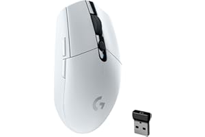 Logitech G305 LIGHTSPEED Ratón Gaming Inalámbrico, Captor HERO 12K, 12,000 DPI, Ultra-ligero, Batería de 250h, 6 Botones Prog