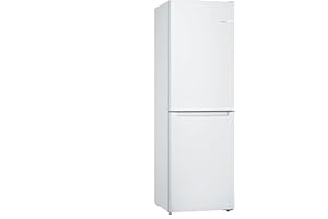 Bosch Home & Kitchen Appliances Bosch KGN34NWEAG Serie 2 Freestanding Fridge Freezer, No Frost, 297L capacity, 60cm wide, White