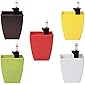 Ugaoo Self Watering Pots Planter for Plants (Square, Set of 5)