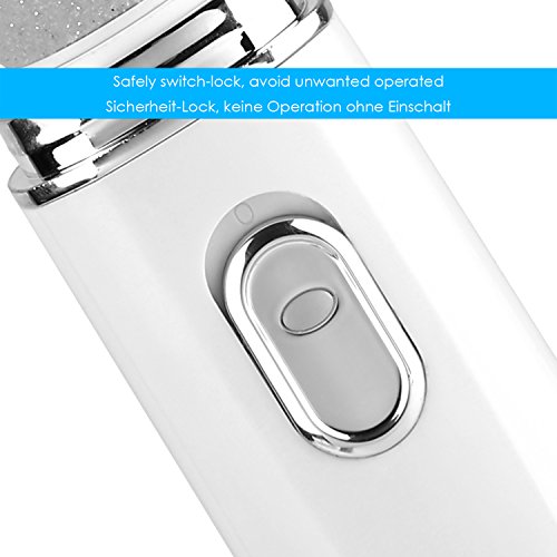 MVPOWER Elektrischer Hornhautentferner Fußpflege Hornhaut Entfernung Werkzeug Pediküre Kit Nagelpolierer Nagelpflegeset Schleifrollen mit Diamantpartikeln für die grobe Haut,tote Haut und Schwielen - 3