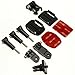 Produktbild Optix Pro 11 in 1 Helm Vorderseite & Seite Halterung Fassen Tasche Zubehör Pack Kamera Adapter 3M Schrauben für Action-Kameras GoPro Fusion, Hero6 Black, 5 Black & Session, 4, 3+, 3, 2, 1, Session