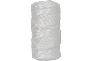 Corderie Italiane 006000983 Spago Rafia titolo 500, 300 gr, 120 mt, Bianco