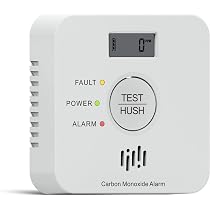 NOLUXA Détecteur De Monoxyde De Carbone, Detector Monoxide Carbon Intelligent Avec Lecran Lcd Conforme A La Norme En 50291 Avec Bouton De Test Et Voyant Detat Led Mini 1pc 90773241