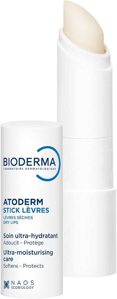 Bioderma Atoderm Lip Stick Besleyici, E Vitamini ve Shea Yağı İçeren Nemlendirici Dudak Bakım Kremi 4 gr