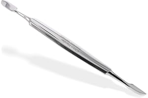 OTTO HERDER MANICURE OTTO HERDER Coupe-cuticules Double instrument - Soin des ongles - 12 cm - Inoxydable mat - Poussoir 2 en 1 et coupe-cuticules pour enlever les cuticules saillantes