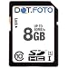 Produktbild Dot.Foto Extreme SDHC 8Gb Class 10 UHS-1 (bis 80MB/s Lesen) Speicherkarte für Canon PowerShot A1000 IS | A1100 IS | A1200 | A1300 | A1400 | A2000 IS | A2100 IS | A2200 | A2300 | A2400 IS | A2500 | A2550 | A2600 | A3000 IS | A3100 IS | A3150 IS | A3200 IS | A3300 IS | A3350 IS | A3400 IS | A3500 IS | A4000 IS | A4050 IS