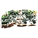 Produktbild Modell Spielzeug-Set Kunststoff Soldaten Military Soldier Action Figuren Modell Spielset Spielzeug Armee Herren Zubehör hoch Wiederhergestellte Battlefield Layout zeigen, ORGANISATORISCHE Ihres Kindes macht und Planung Geschenk, spielen mit Freunden für Jungen Kinder, 90 PCS Pro Set armee-grün