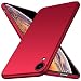 Produktbild for Apple iPhone XR Hülle, ZUERCONG [Matte Serie] Ultra Slim Cover Case Anti-Fingerabdrücke Anti-Scratch Shockproof Handytasche Hartplastik Schutzhülle für Apple iPhone XR 6.1 Zoll, Glattes Rot