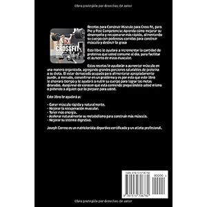 Recetas para Construir Musculo para Cross fit, para Pre y Post Competencia: Aprenda como mejorar su desempeno