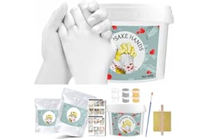 McNory 3D Handabdruck Set für Paare - Gipsabdruck-Set für DIY Hände-Skulptur - Partner und Pärchen Geschenke für Frauen und Erwachsene als Hochzeitstag, Jahrestag-Geschenk, Valentinstag, Weihnachten