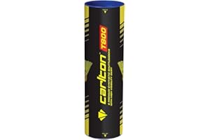 DUNLOP Carlton Badminton Shuttle Tournament T800 - for Juniors and Club Players (1x6 Tube)