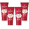 Meglow by Leeford | Skin Brightening Moisturizer Cream for Women| Hydrates, Repairs, Radiates Skin | Reduces Dark Spots, Melanin, Melasma | Prevents Pigmentation | Evens Skin Tone Pack of 4 (30g each)