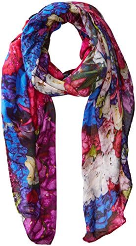 Quagga Green womens Flower Market Wrap Flower Market Wrap Pashmina Shawl
 -  Multi - 